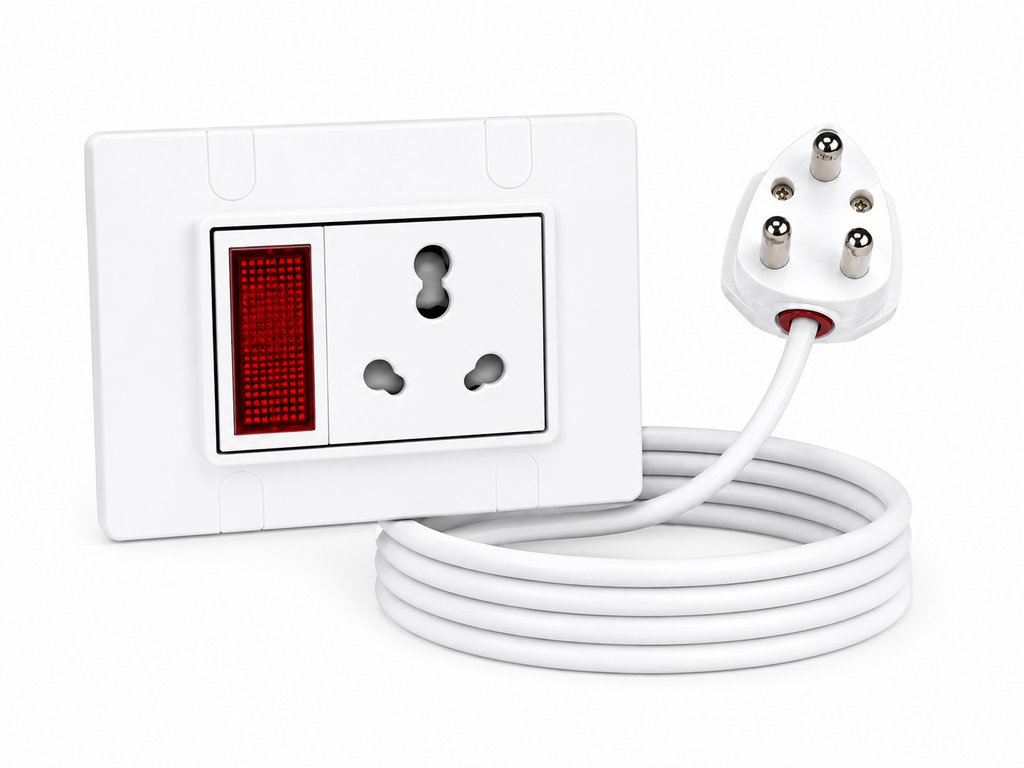 Extension Board with Indicator For EV Charging (2 Mtrs)