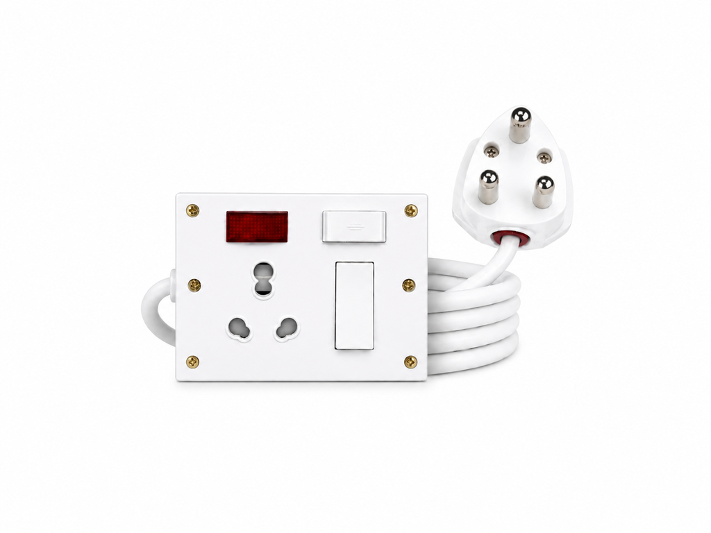 EV Charging Extension Board With Fuse and Indicator (2 Mtrs)